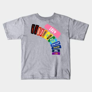 2024 Queer Team Rainbow NCAA Gymnastics Kids T-Shirt